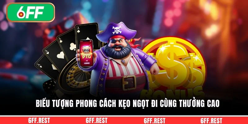 Biểu tượng phong cách kẹo ngọt đi cùng thưởng cao